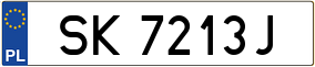 Truck License Plate